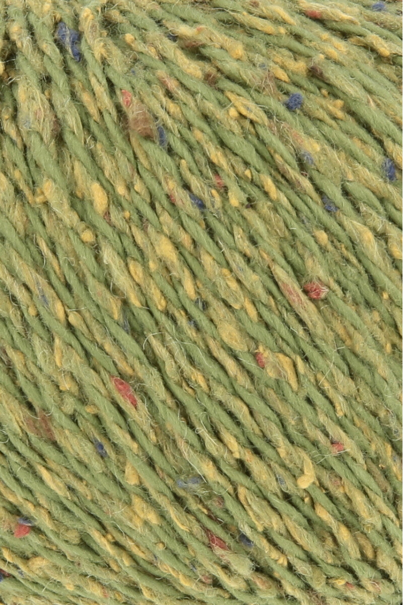 Lang Yarns Cotton Tweed – 50g / 130m – Lime (0044) – detail