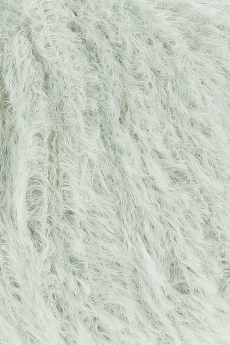 Lang Yarns Velvet – 50g / 170m – Pastel Green (0091) – detail