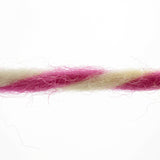 Lang Yarns Twister – 100g / 100m – Petrol/Black/Pink (0002) – yarn texture