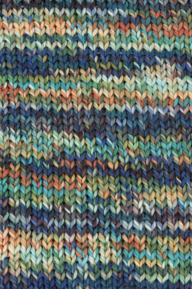 Lang Yarns Twister – 100g / 100m – Marine/Green/Orange (0005) – detail