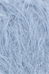 Lang Yarns Fluffy – 50g / 205m – Sky Blue (0021) – detail
