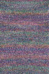 Lang Yarns Prisma – 100g / 180m – Dark Purple/Petrol/Orange (0002) – detail