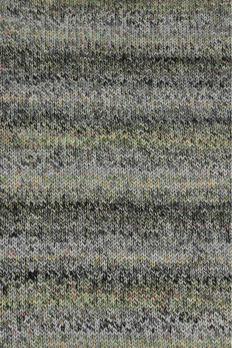 Lang Yarns Prisma – 100g / 180m – Black/Light Green/Grey (0003) – detail