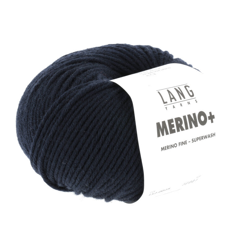 Lang Yarns Merino+ – 50g / 90m – Navy (0025)