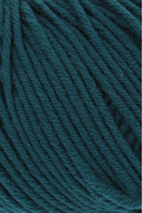Lang Yarns Merino+ – 50g / 90m – Dark Petrol (0088) – detail