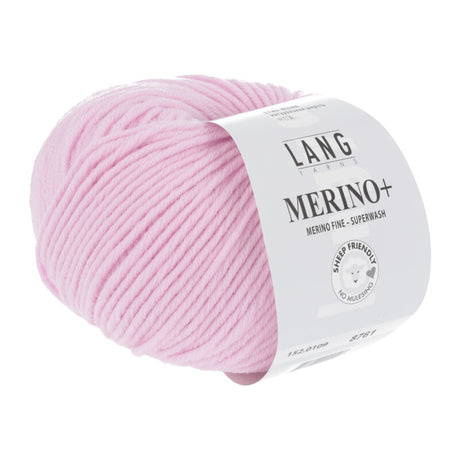 Lang Yarns Merino+ – 50g / 90m – Light Rose (0109)