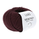 Lang Yarns Merino+ – 50g / 90m – Bordeaux (0164)