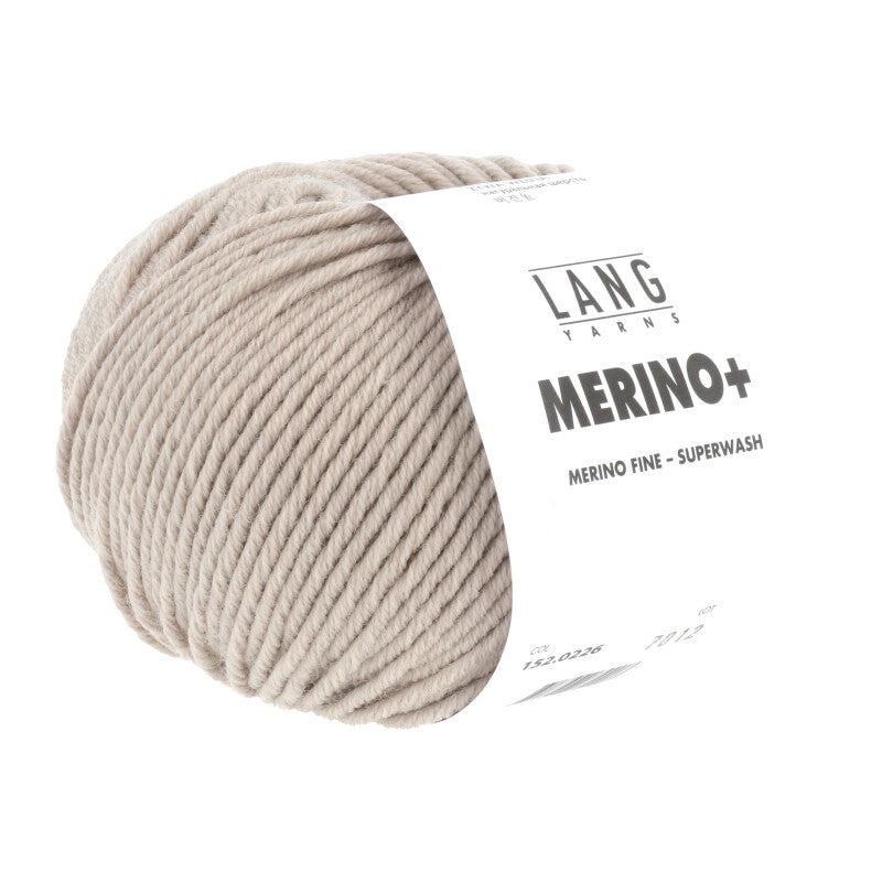 Lang Yarns Merino+ – 50g / 90m – Beige Mélange (0226)