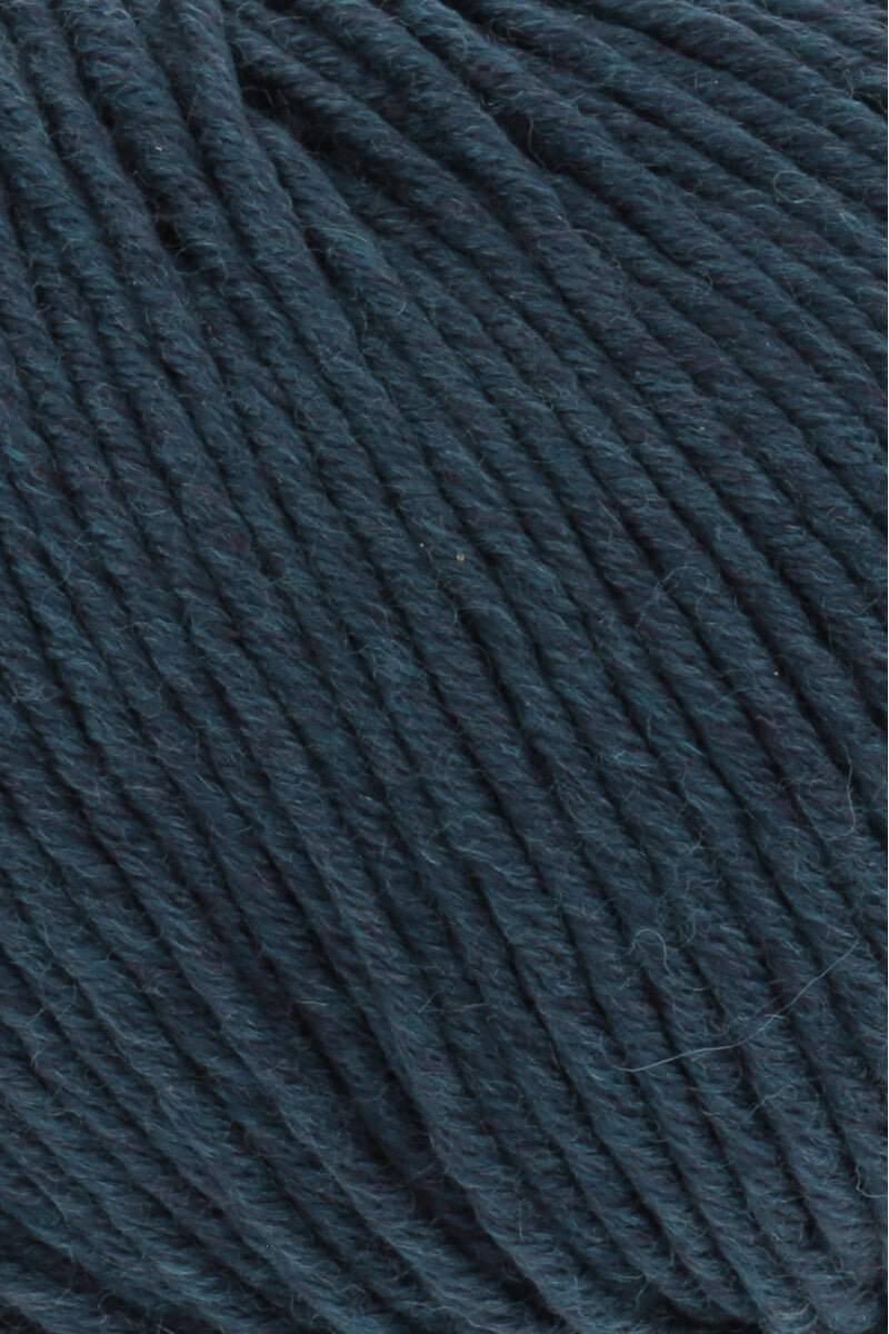 Lang Yarns Merino+ – 50g / 90m – Petrol Mélange (0233) – detail
