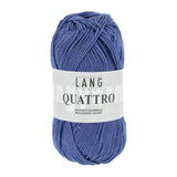 Lang Yarns Quattro – 50g / 120m – Royal Blue (0006)