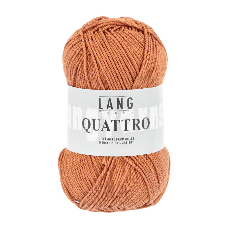 Lang Yarns Quattro – 50g / 120m – Terracotta (0175) – B view