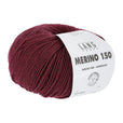Lang Yarns Merino 150 Yarn, 150m / 50g – Dark Red (0063)