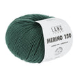 Lang Yarns Merino 150 Yarn, 150m / 50g – Dark Green (0118)