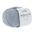 Lang Yarns Merino 150 Yarn, 150m / 50g – Silver Grey (0123)