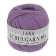 Lang Yarns Schulgarn 10/4 – 100% cotton yarn, 50g/160m – Purple (0012)