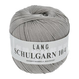 Lang Yarns Schulgarn 10/4 – 100% cotton yarn, 50g/160m – Light Grey (0024)