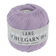 Lang Yarns Schulgarn 10/4 – 100% cotton yarn, 50g/160m – Lavender (0046)