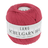 Lang Yarns Schulgarn 10/4 – 100% cotton yarn, 50g/160m – Red (0061)