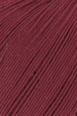 Lang Yarns Schulgarn 10/4 – 100% cotton yarn, 50g/160m – Bordeaux (0063) – detail