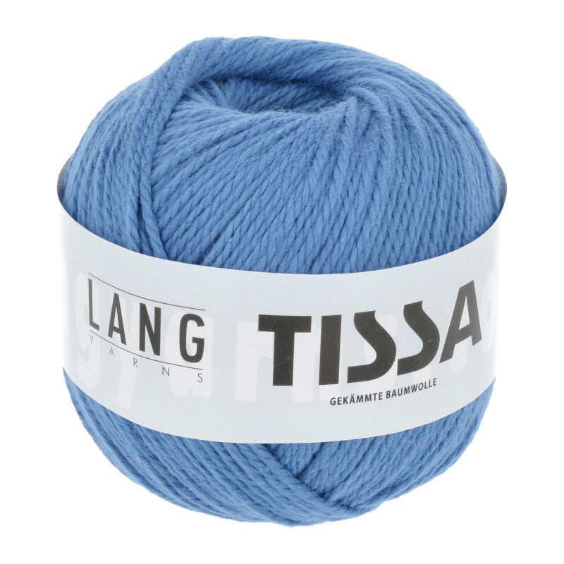 Lang Yarns Tissa – 50g / 80m – Blue (0033)