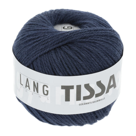 Lang Yarns Tissa – 50g / 80m – Blue Marine (0034)