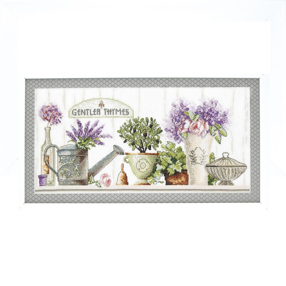 Serene Quite Times cross stitch kit on Aida, by Charivna mit.