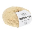 Lang Yarns Merino 120 Yarn, 120m / 50g – Light Yellow (0049)