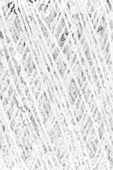 Lang Yarns Paillettes – 25g / 112m – White/Silver (0001) – detail