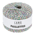 Lang Yarns Paillettes – 25g / 112m – White/Multicolour (0101)