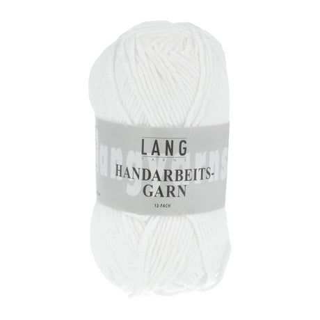 Lang Yarns Handarbeitsgarn – 50g / 84m – White (0601)