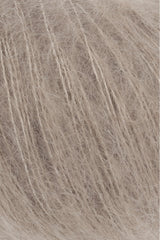 Lang Yarns Mohair Luxe Yarn, 175m / 25g – Beige (0126), yarn texture