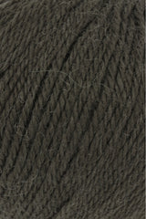 Lang Yarns Baby Alpaca Yarn, 170m / 50g – Dark Brown (0268), yarn texture