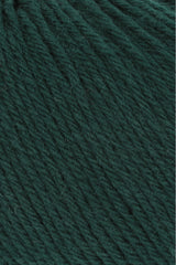 Lang Yarns Merino 200 Bébé Yarn, 203m / 50g – Fir (0318), yarn texture