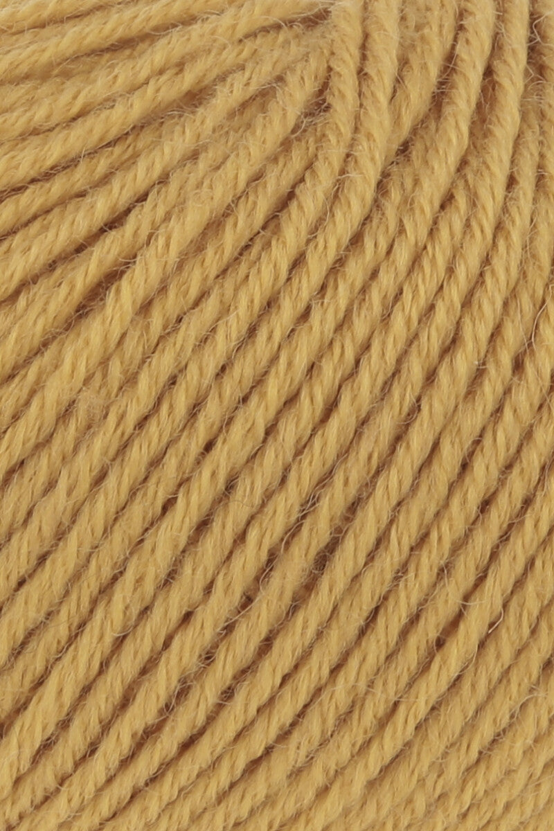 Lang Yarns Atlantis – 50g / 135m – Mustard Yellow (0011) – detail