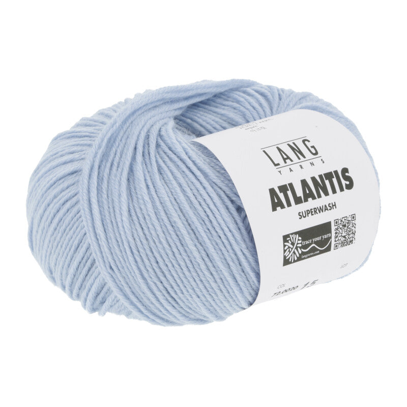Lang Yarns Atlantis – 50g / 135m – Light Blue (0020)