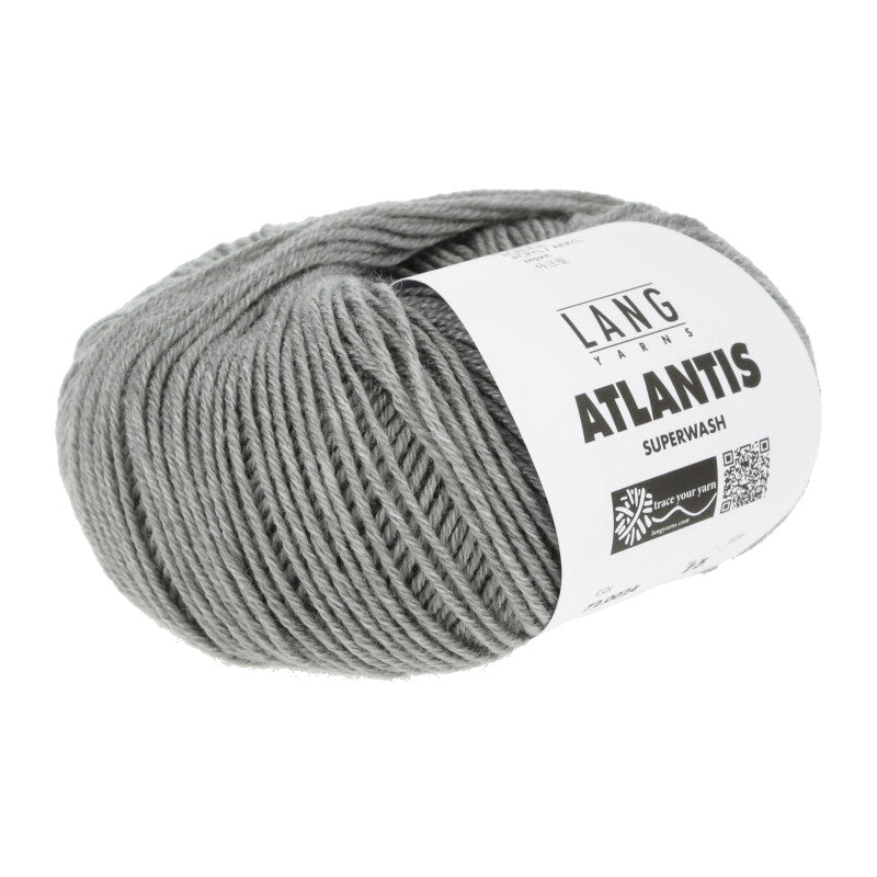 Lang Yarns Atlantis – 50g / 135m – Grey (0024)