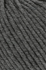 Lang Yarns Merino 70 – 50g / 70m – Dark Grey Mélange (0005) – detail