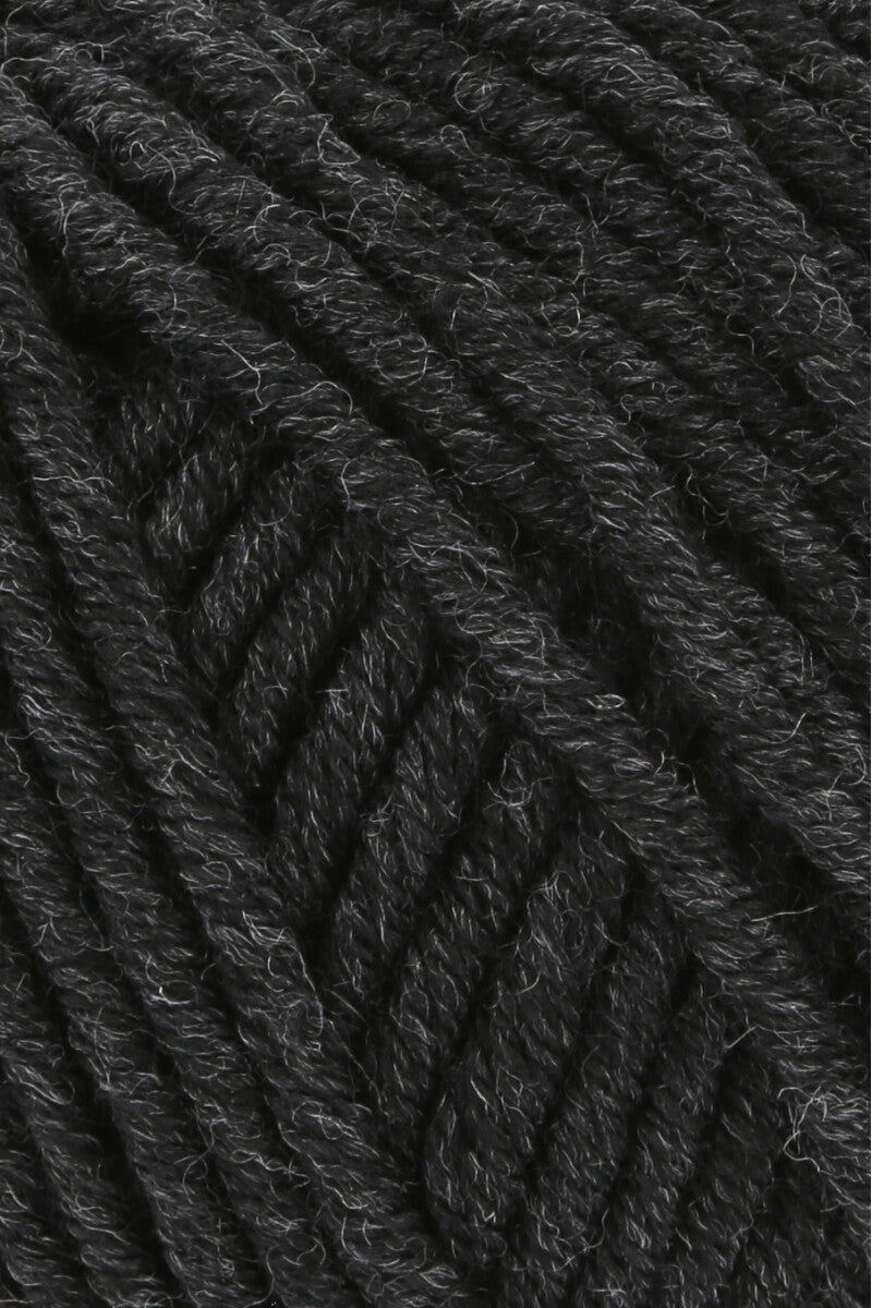 Lang Yarns Merino 70 – 50g / 70m – Anthracite Mélange (0070) – detail