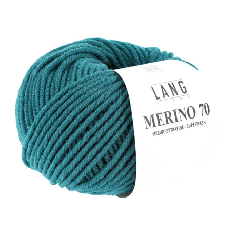 Lang Yarns Merino 70 – 50g / 70m – Petrol (0088)