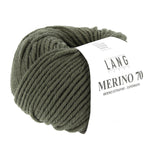 Lang Yarns Merino 70 – 50g / 70m – Olive (0198)