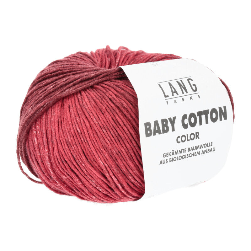 Lang Yarns Baby Cotton Color – 50g / 180m – Multicolour/Orange (0056)
