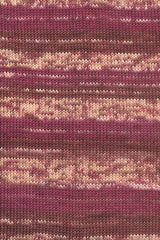 Lang Yarns Baby Cotton Color – 50g / 180m – Burgundy/Apricot/Brown (0162) – detail