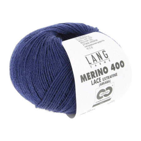 Lang Yarns Merino 400 Lace – 25g / 200m – Blue Marine (0035)