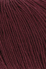 Lang Yarns Merino 400 Lace – 25g / 200m – Bordeaux Mélange (0064) – detail