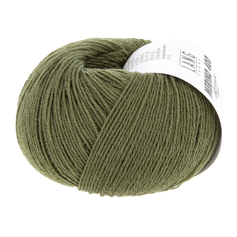 Lang Yarns Merino 400 Lace – 25g / 200m – Olive (0098)