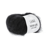 Lang Yarns Mohair Luxe Lamé – 25g / 175m – Silver - Black (0004)