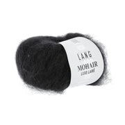Lang Yarns Mohair Luxe Lamé – 25g / 175m – Silver - Black (0004)