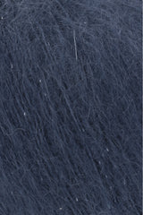 Lang Yarns Mohair Luxe Lamé – 25g / 175m – Silver - Steel (0010) – detail