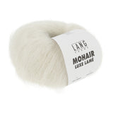 Lang Yarns Mohair Luxe Lamé – 25g / 175m – Silver - Offwhite (0094)