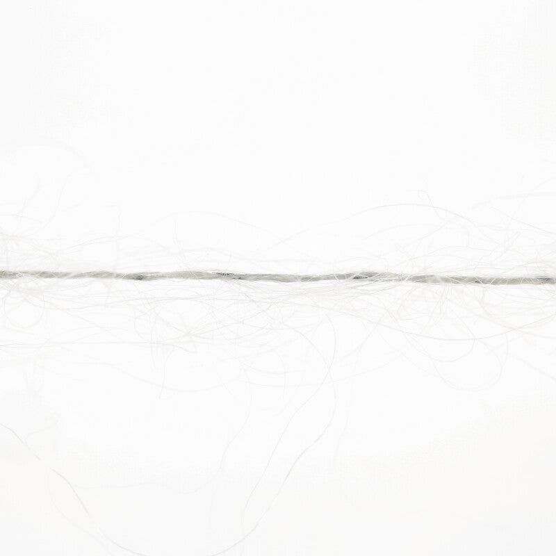Lang Yarns Mohair Luxe Lamé – 25g / 175m – Silver - Offwhite (0094) – yarn texture